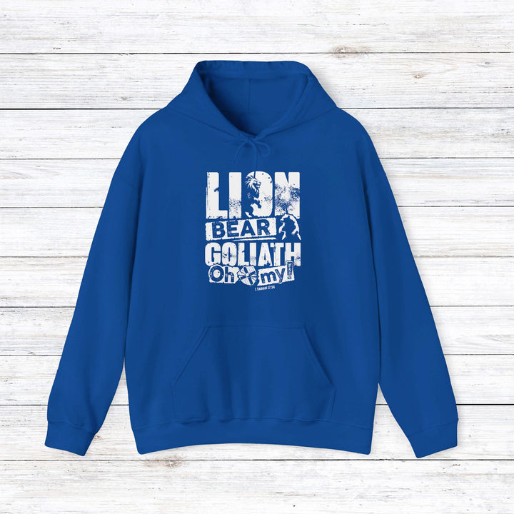 Lion Bear Goliath Hoodie Hoodie Royal S 