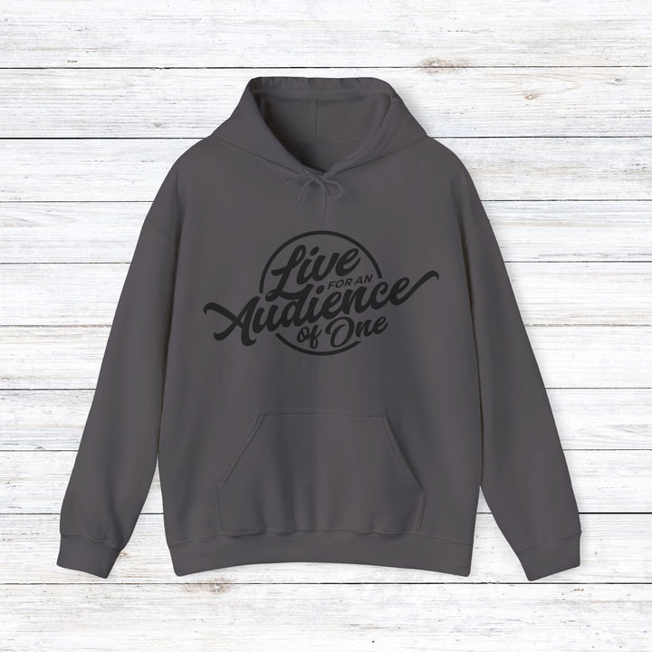 Audience of One Hoodie Hoodie Charcoal S 