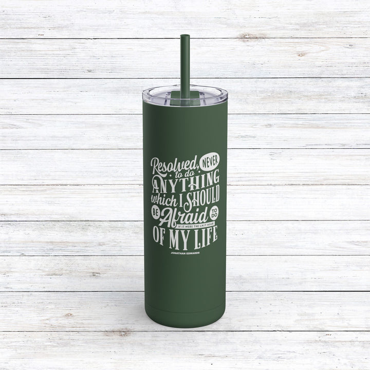 Christian Tumbler Last Hour Mug Pine Needle 20oz Matte