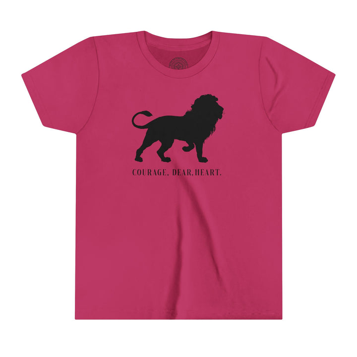 Courage Dear Heart Youth T-shirt Kids clothes Berry S 