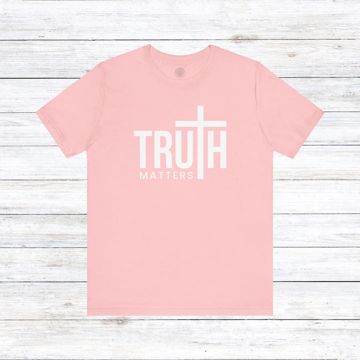 Truth Matters Unisex T-Shirt T-Shirt Pink S 