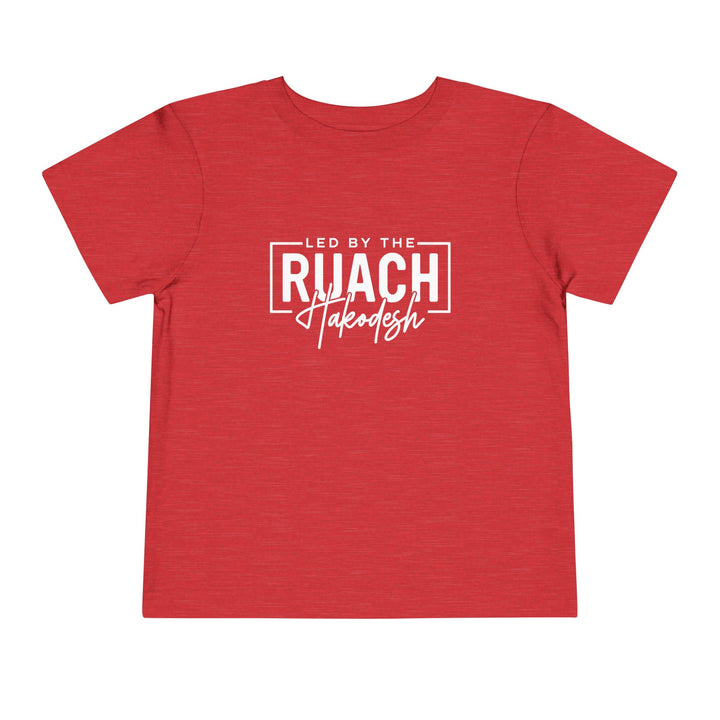 Led By Ruach Hakodesh Toddler Tee Kids clothes Heather Red 2T 