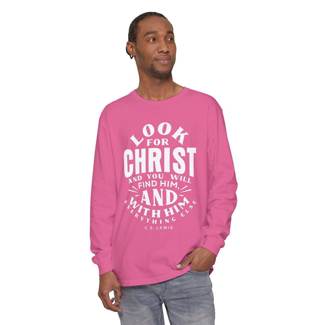 Look For Christ Long Sleeve Shirt Long-sleeve   