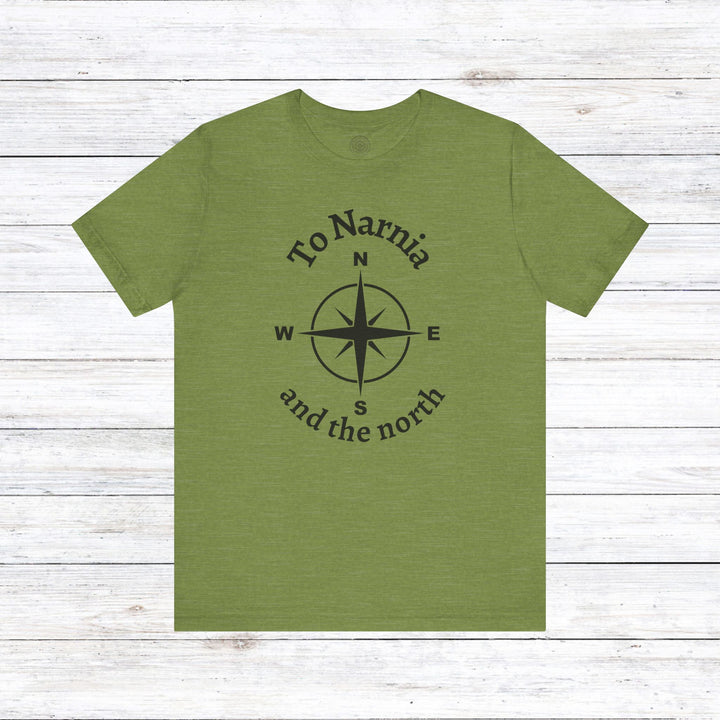 To Narnia Unisex T-Shirt T-Shirt Heather Green S 