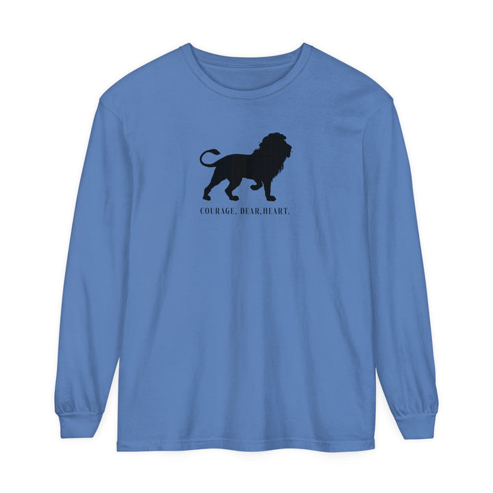 Courage Dear Heart Long Sleeve Shirt Long-sleeve Flo Blue S 