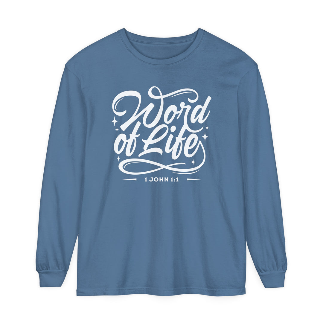 Word of Life Long Sleeve Shirt Long-sleeve Blue Jean S 