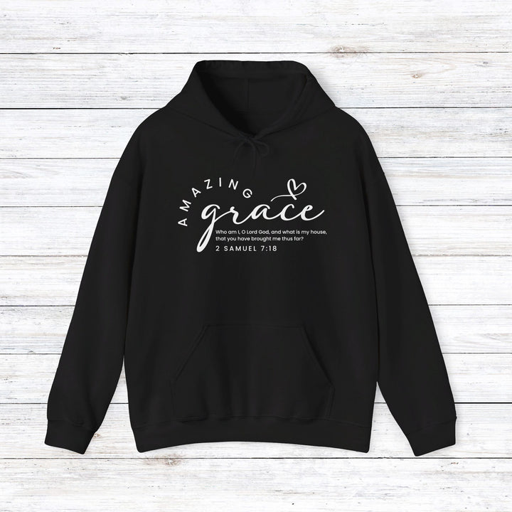 Amazing Grace Heart Hoodie Hoodie Black S 