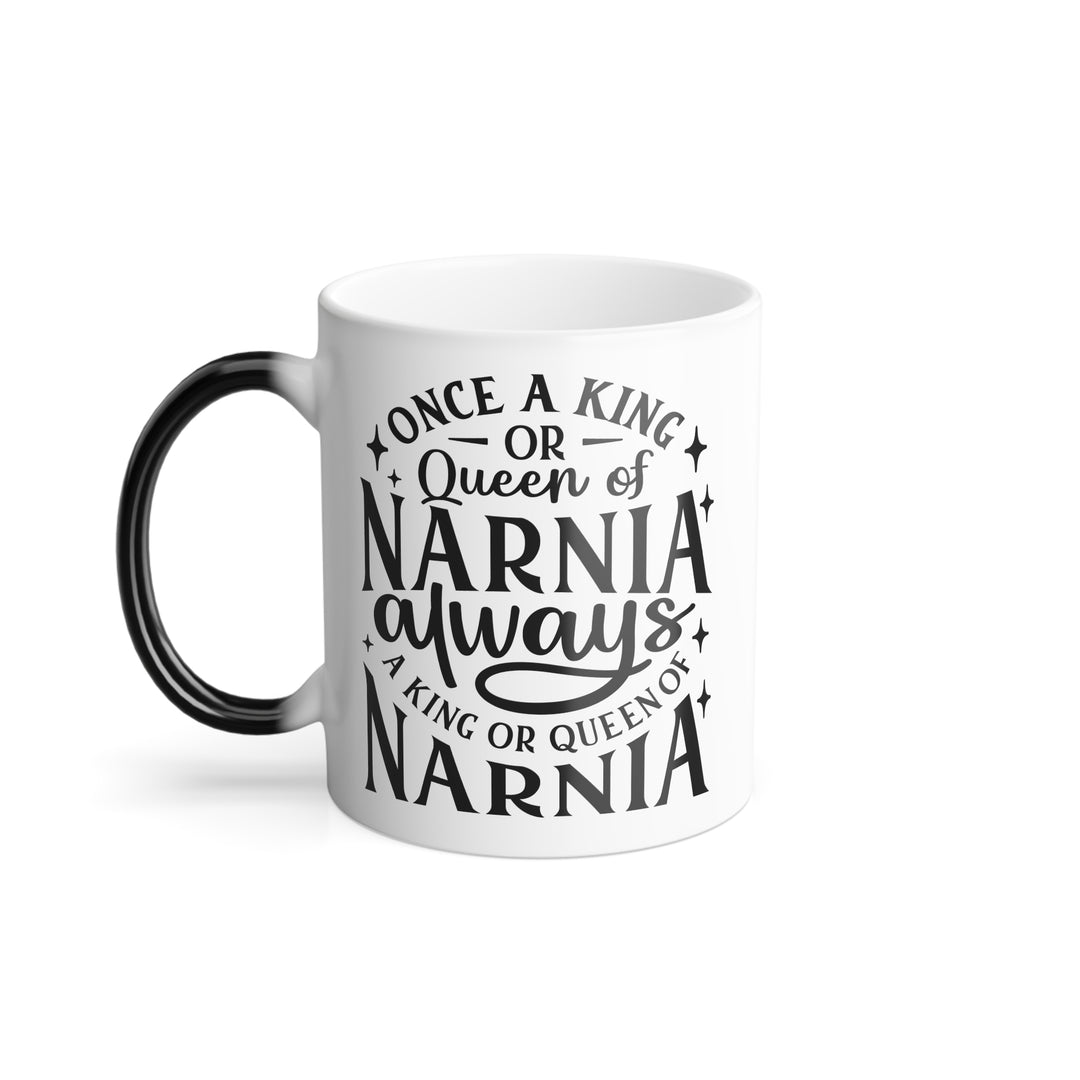 Christian Coffee Mug King or Queen Narnia Color Morphing Mug 11oz  