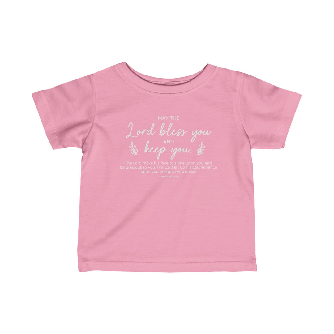 Bless And Keep You Baby  Tee Kids clothes Pink 6M 