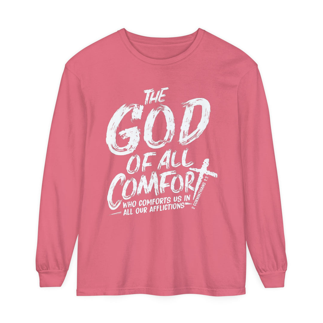 God of All Comfort Long Sleeve Shirt Long-sleeve Watermelon S 