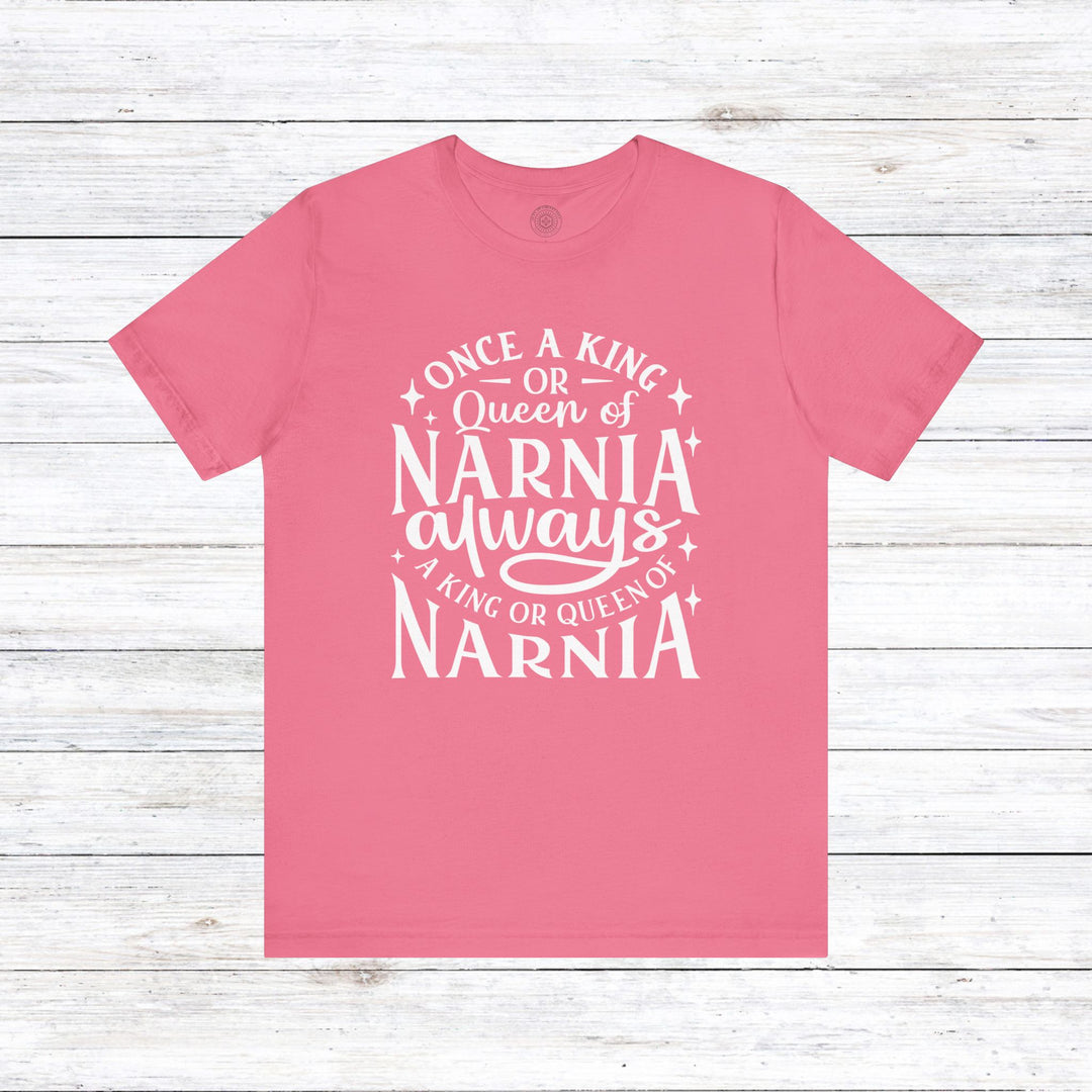 King or Queen of Narnia Unisex T-Shirt T-Shirt Charity Pink S 