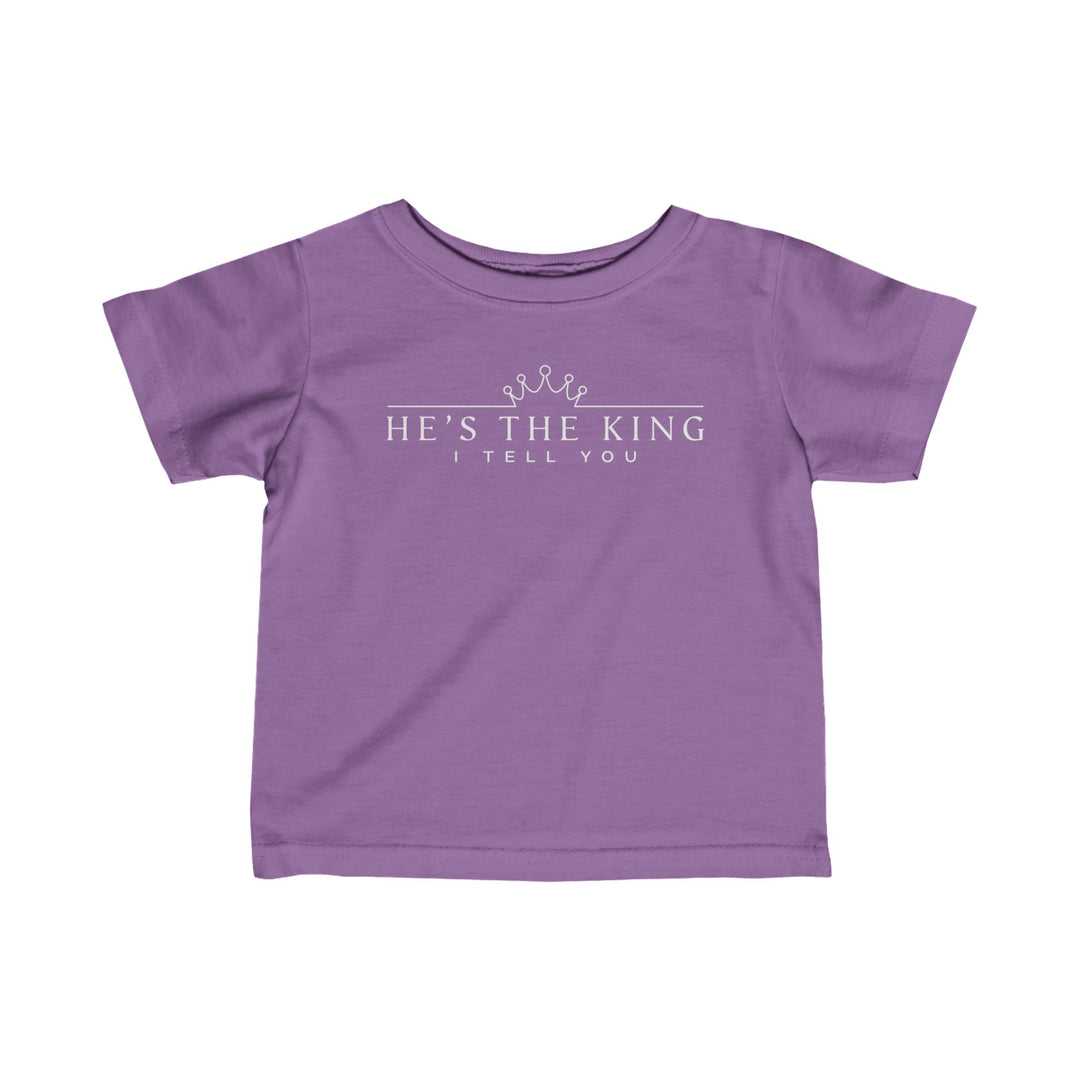 He's The King Baby Tee Kids clothes Lavender 6M 