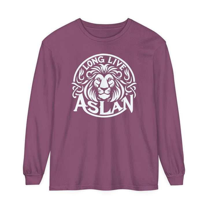 Long Live Aslan Long Sleeve Shirt Long-sleeve Berry S 