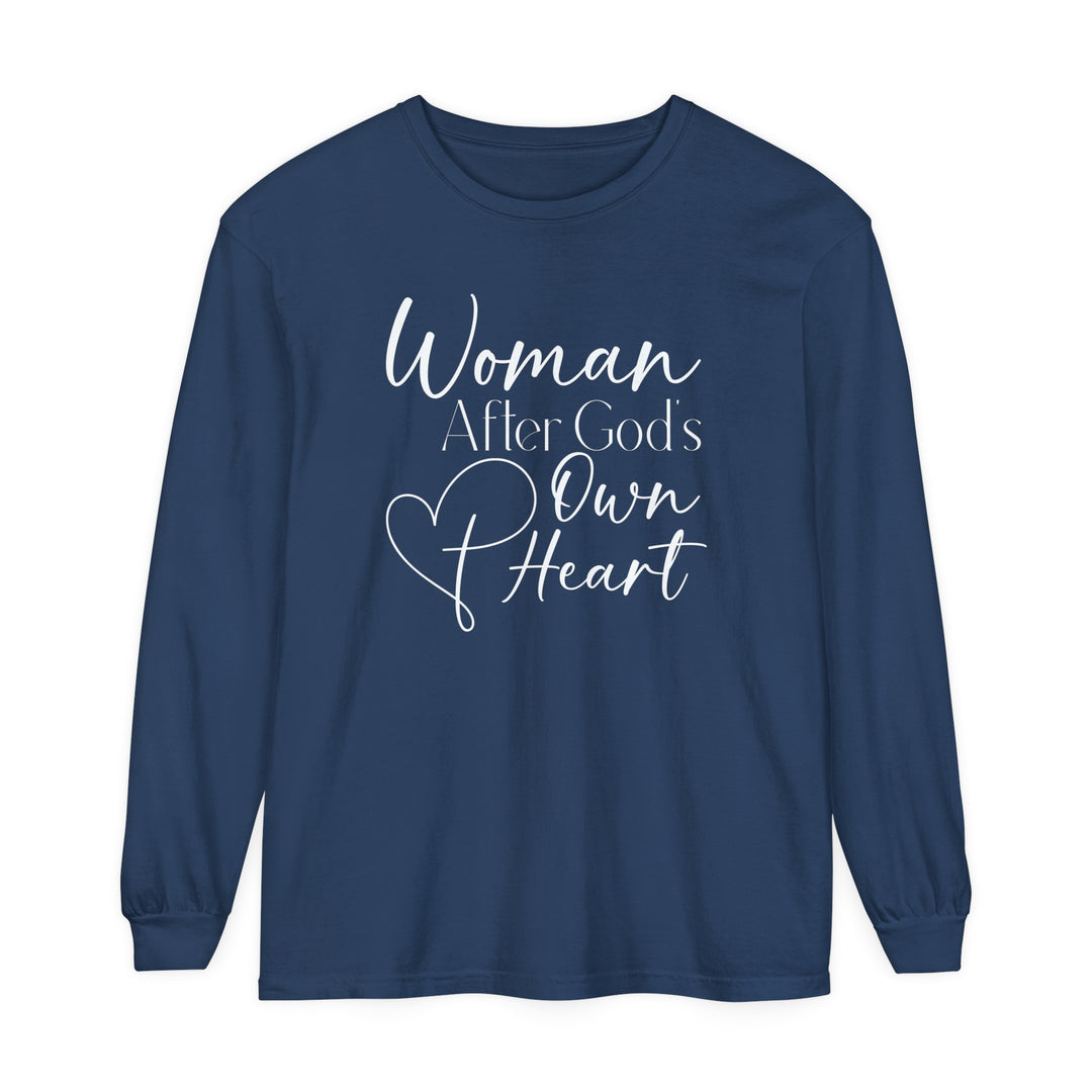 Woman After God Long Sleeve Shirt Long-sleeve Midnight S 