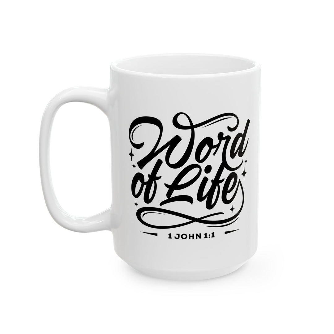 Christian Coffee Mug Word of Life Ceramic Mug   