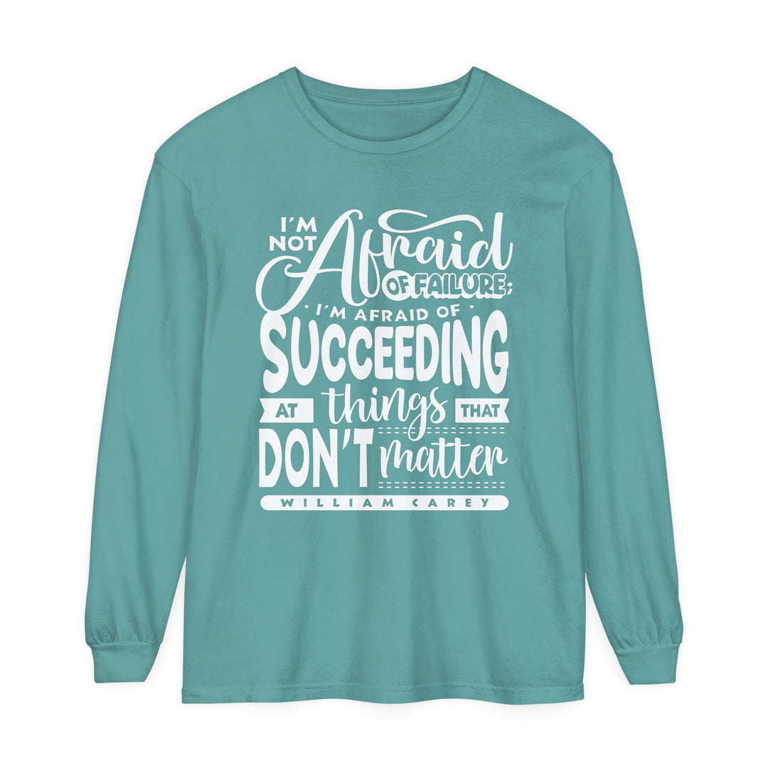 Things That Don't Matter Long Sleeve Shirt Long-sleeve Seafoam S 