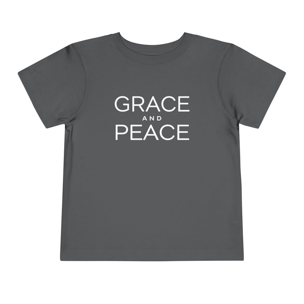 Grace and Peace Toddler Tee Kids clothes Asphalt 2T 