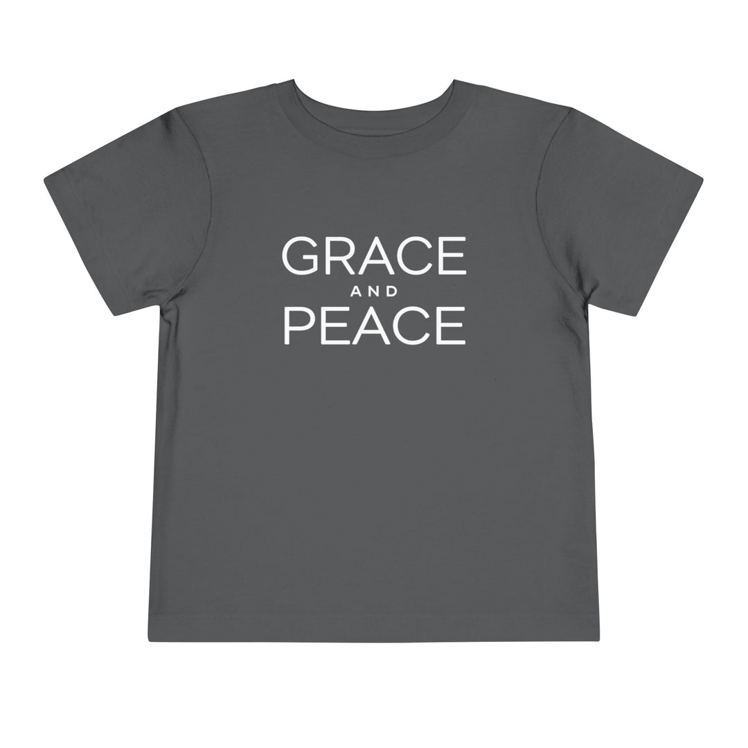 Grace and Peace Toddler Tee Kids clothes Asphalt 2T 