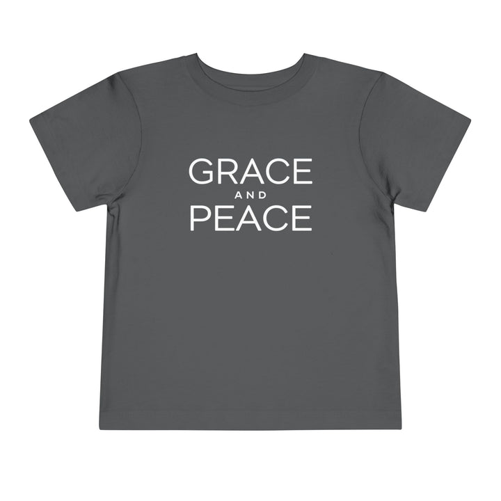 Grace and Peace Toddler Tee Kids clothes Asphalt 2T 