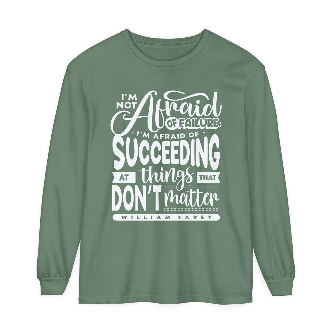 Things That Don't Matter Long Sleeve Shirt Long-sleeve Light Green S 