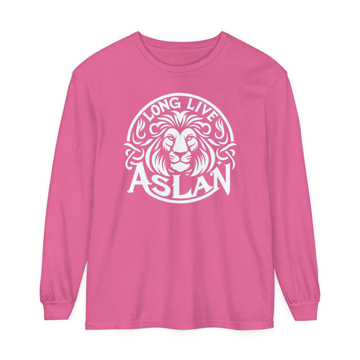 Long Live Aslan Long Sleeve Shirt Long-sleeve Crunchberry S 