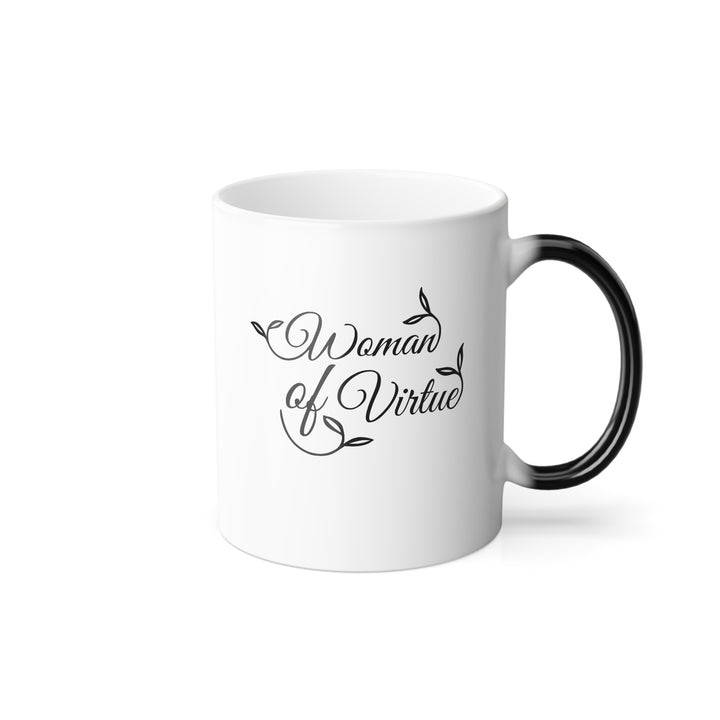 Christian Coffee Mug Woman of Virtue Color Morphing Mug   