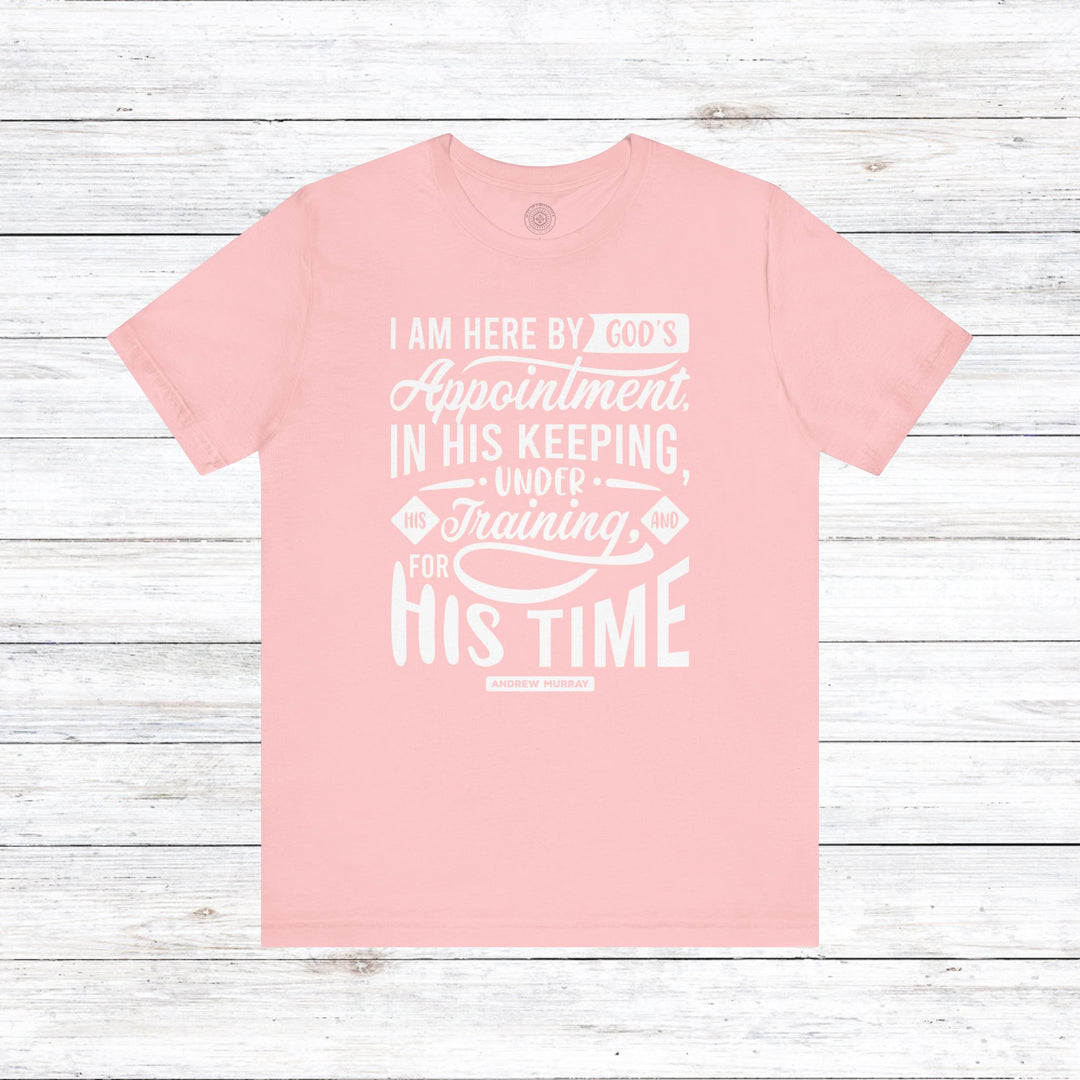 His Time Unisex T-Shirt T-Shirt Pink S 