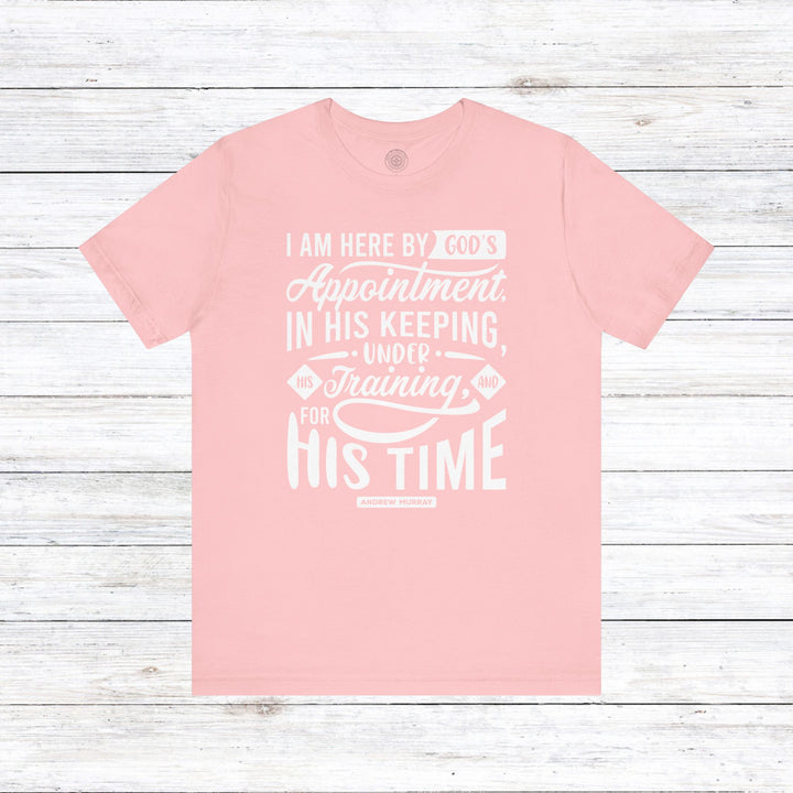 His Time Unisex T-Shirt T-Shirt Pink S 