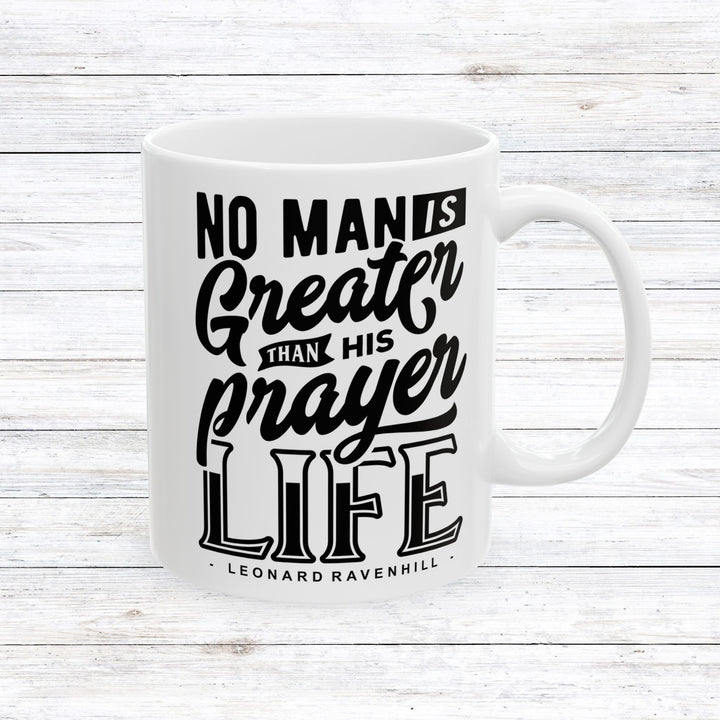 Christian Coffee Mug Prayer Life Ceramic Mug 11oz  