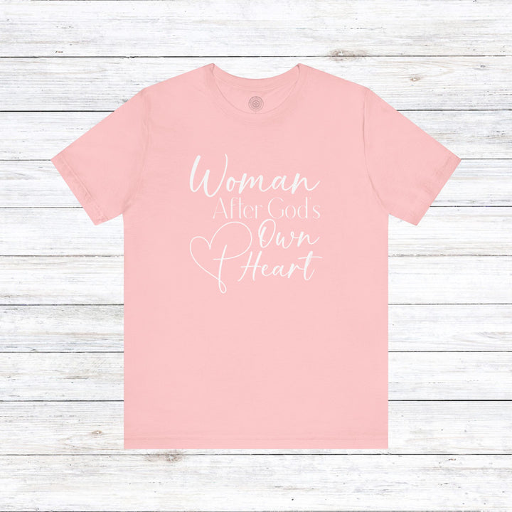 Woman After God's Own Heart Unisex T-Shirt T-Shirt Pink S 