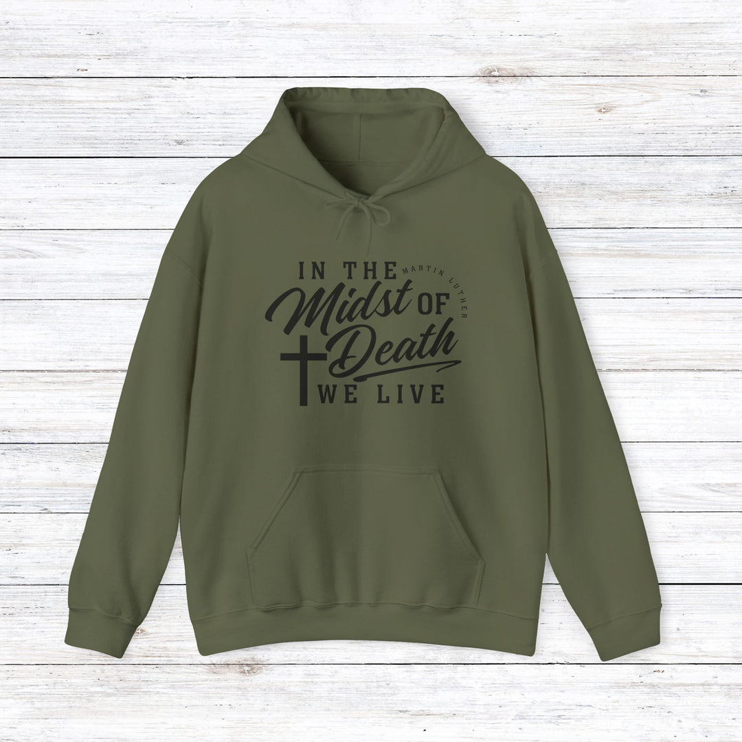 Midst of Death Luther Hoodie Hoodie Military Green S 