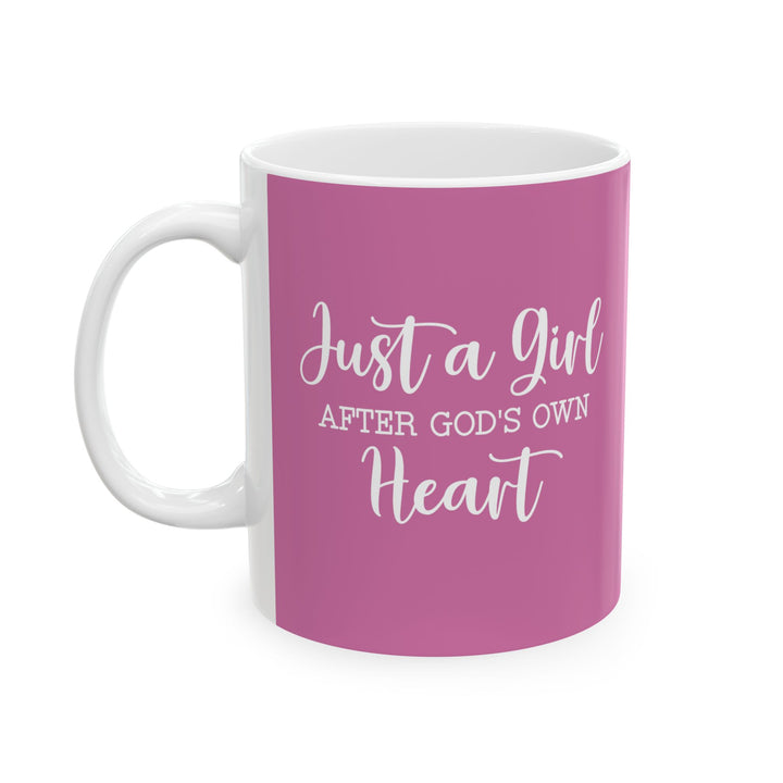 Christian Coffee Mug Girl After God Ceramic Mug   