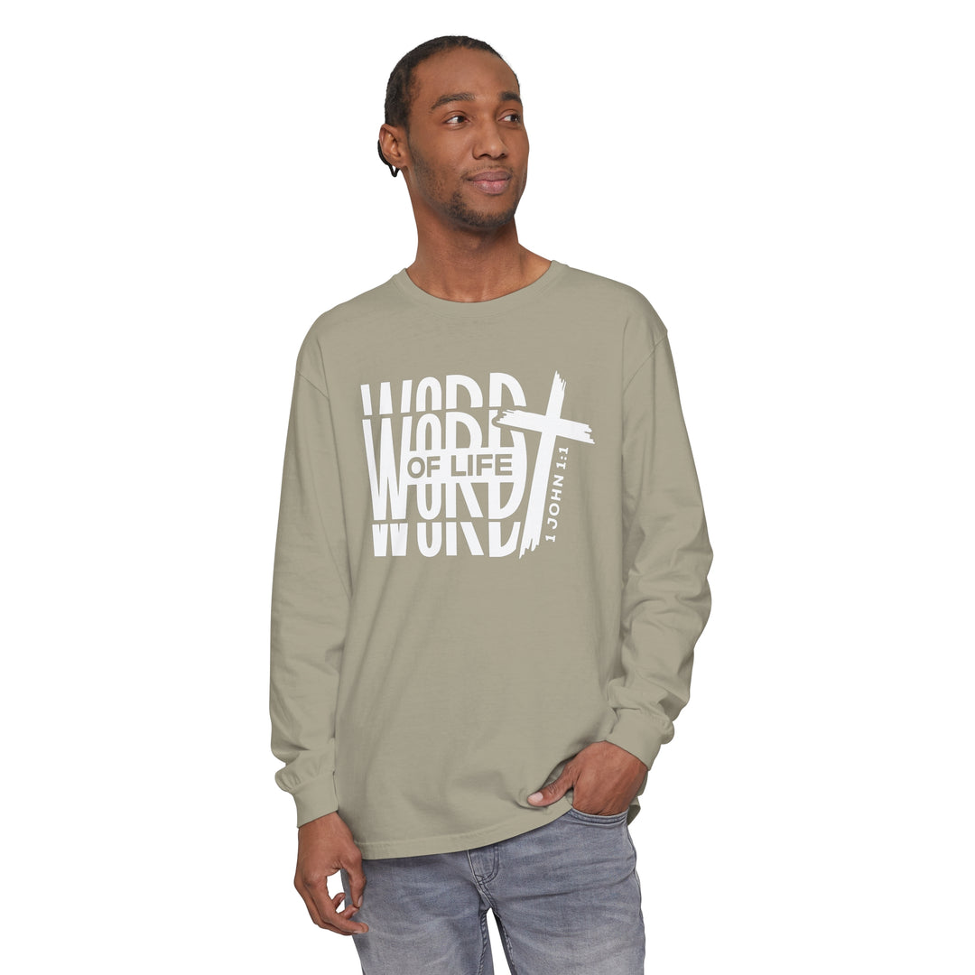 Word of Life Cross Long Sleeve Shirt Long-sleeve   