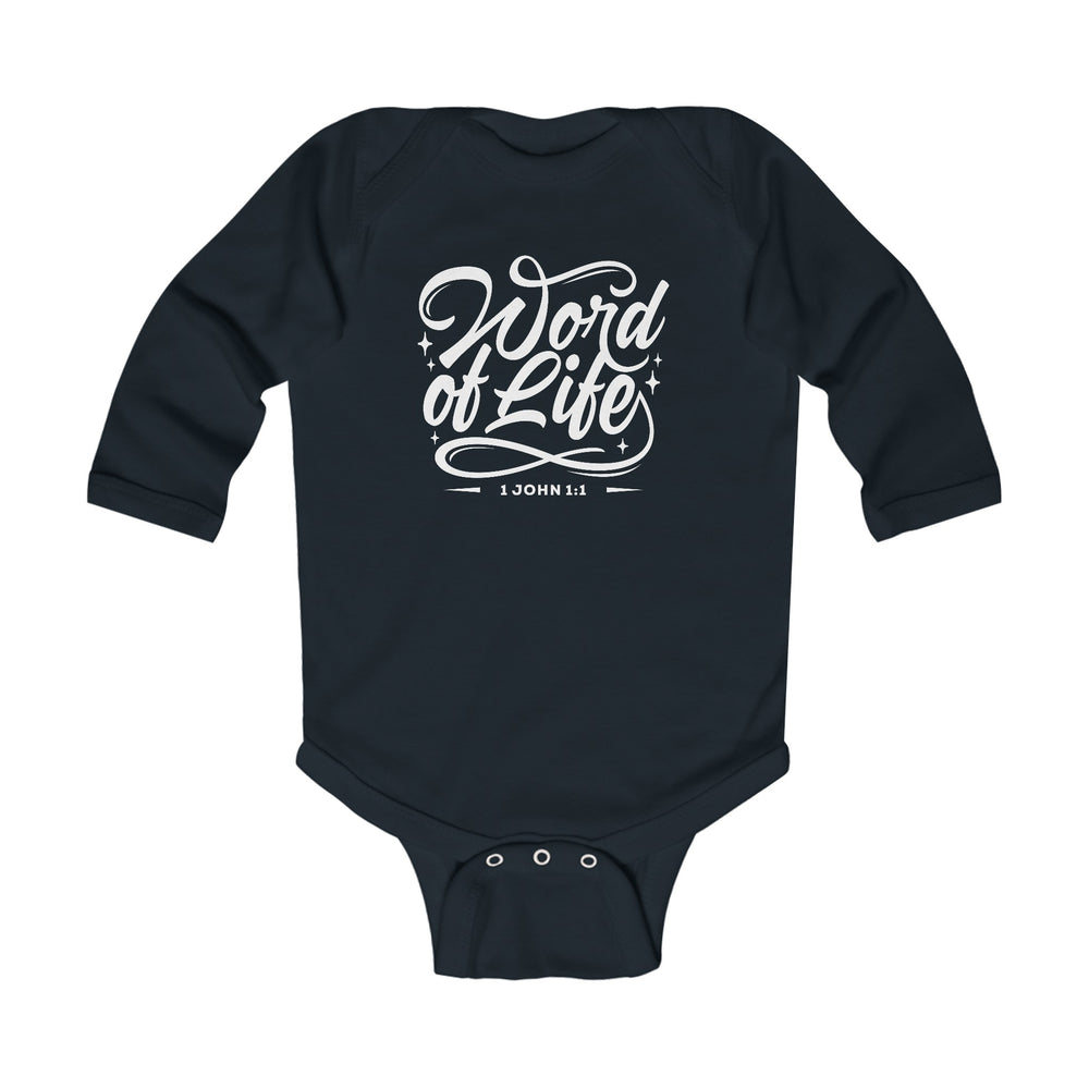 Word of Life Infant Long Sleeve Bodysuit Kids clothes Black NB (0-3M) 