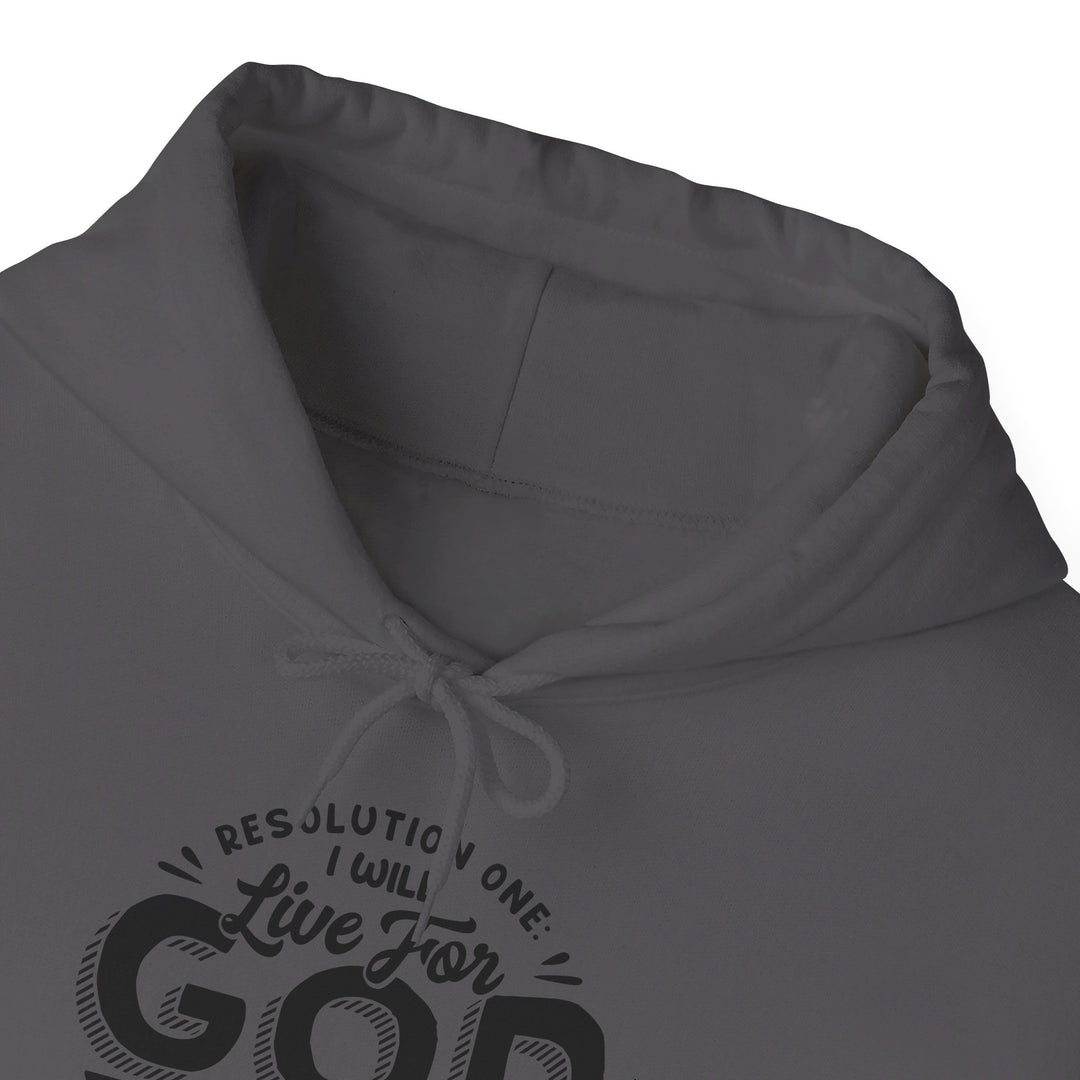 Live For God (Black Print)  Hoodie Hoodie   