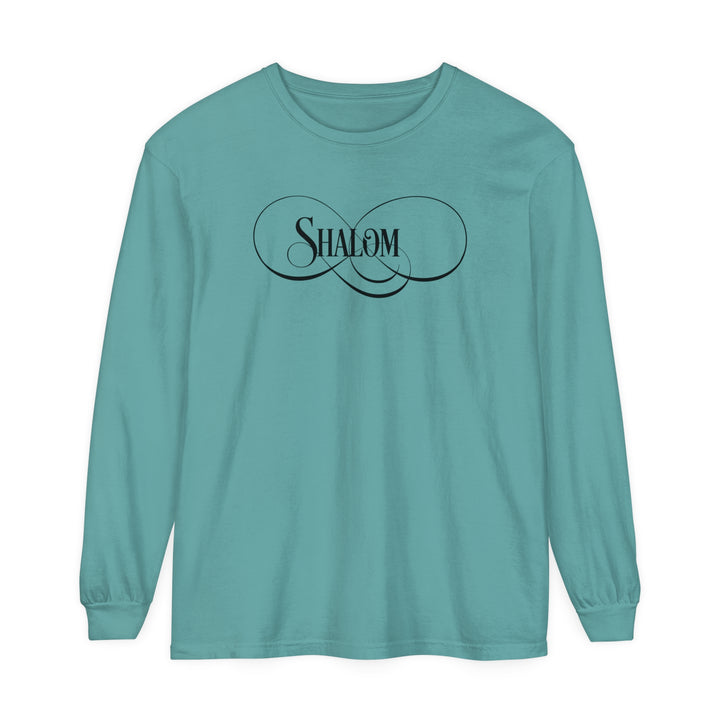 Shalom Long Sleeve Shirt Long-sleeve Seafoam S 