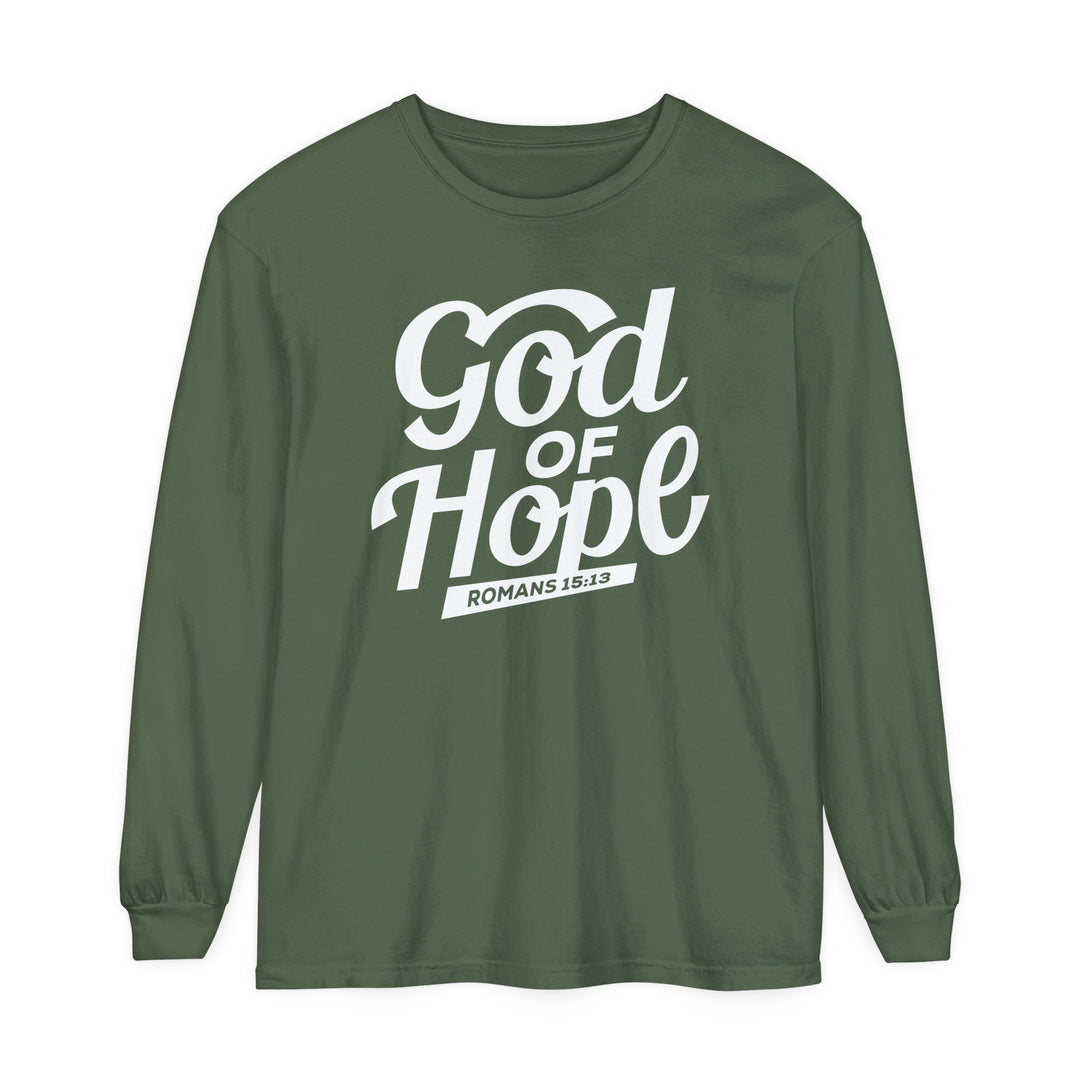 God of Hope Long Sleeve Shirt Long-sleeve Hemp S 