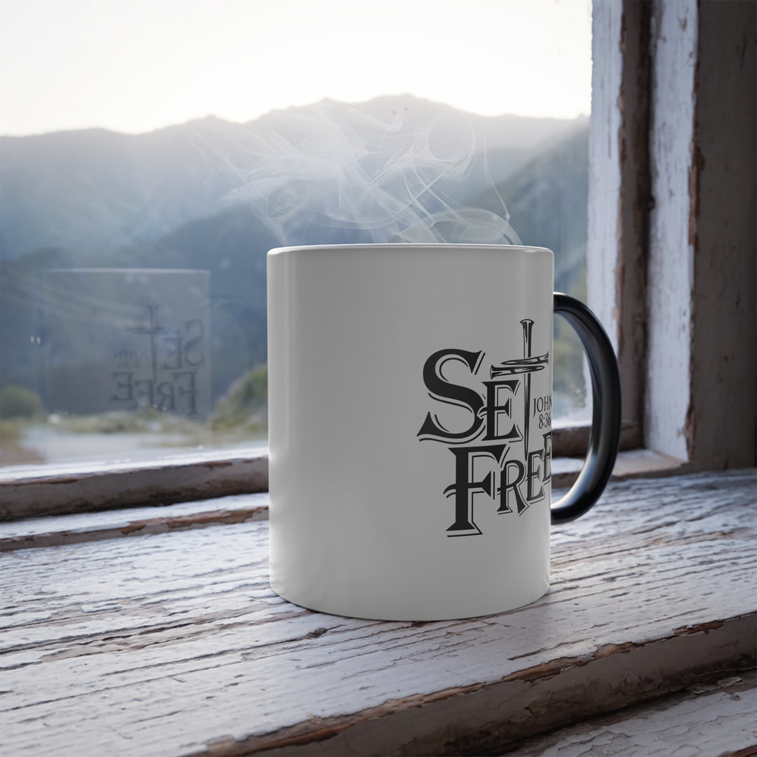 Christian Coffee Mug Set Free Color Morphing Mug   