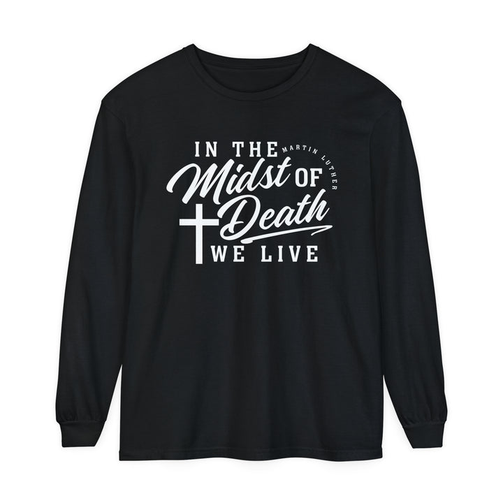 Midst of Death Long Sleeve Shirt Long-sleeve Black S 