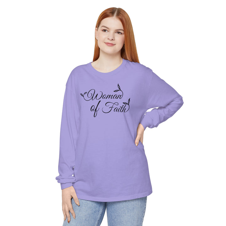 Woman of Faith Long Sleeve Shirt Long-sleeve   