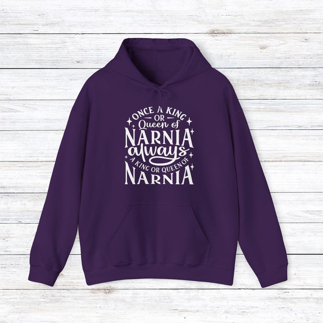 King or Queen of Narnia Hoodie Hoodie Purple S 