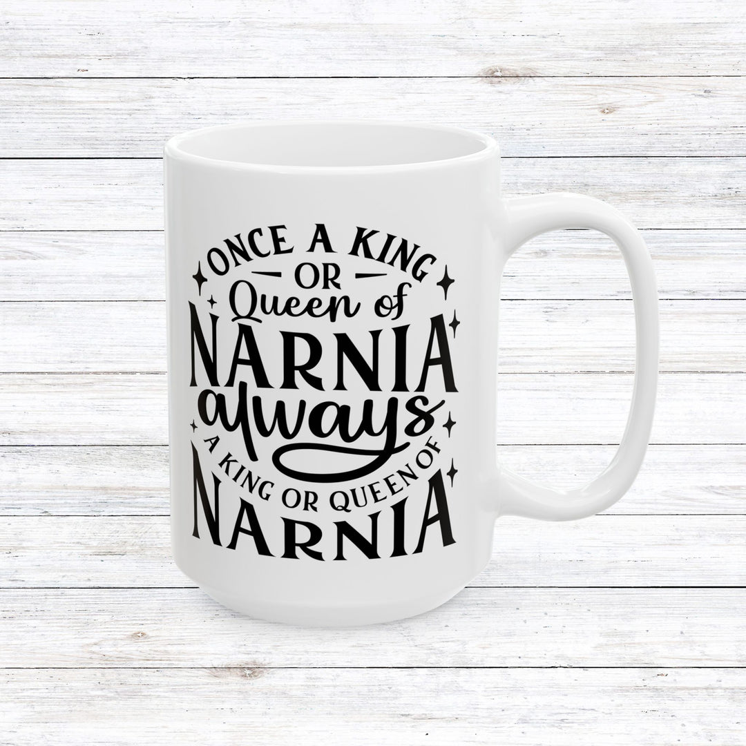 Christian Coffee Mug King or Queen Narnia Ceramic Mug 15oz  