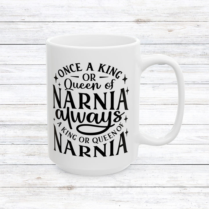 Christian Coffee Mug King or Queen Narnia Ceramic Mug 15oz  