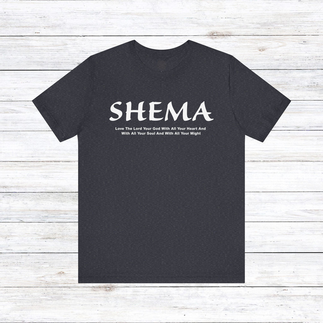 Shema Love The Lord Definition Unisex T-Shirt T-Shirt Heather Navy S 