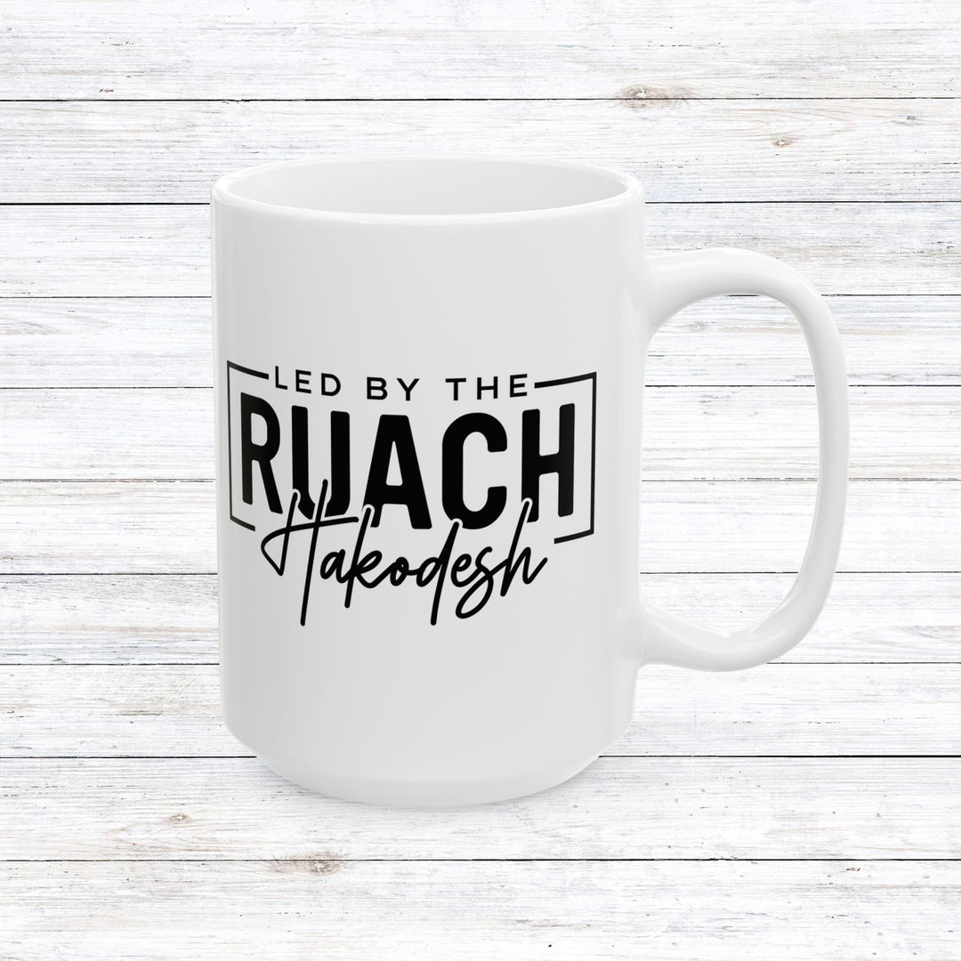 Christian Coffee Mug Led By Ruach Hakodesh Ceramic Mug   