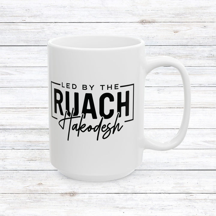 Christian Coffee Mug Led By Ruach Hakodesh Ceramic Mug   