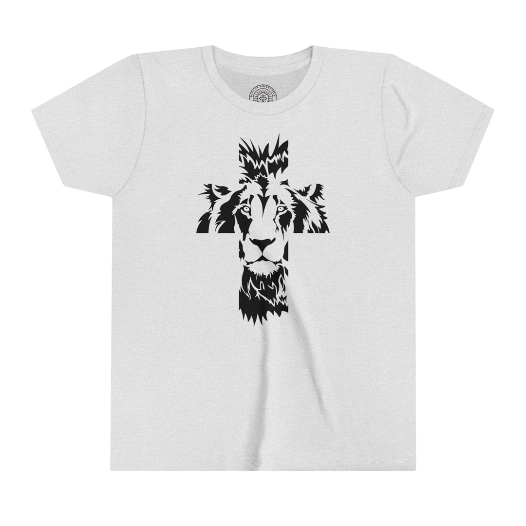 Aslan Cross Youth T-shirt Kids clothes Ash S 