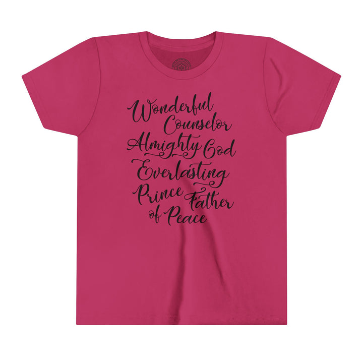 Wonderful Counselor Youth T-shirt Kids clothes Berry S 