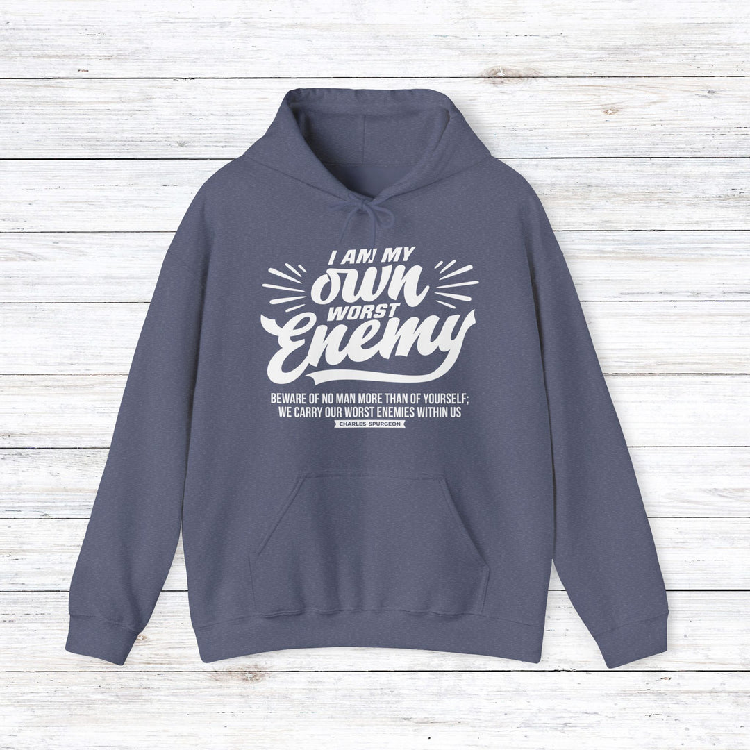 Worst Enemy Hoodie Hoodie Heather Navy S 