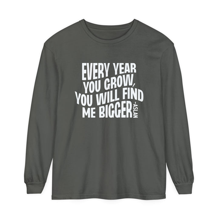 Every Year You Grow Long Sleeve Shirt Long-sleeve Pepper S 